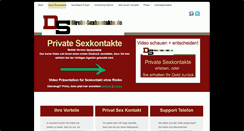 Desktop Screenshot of direkt-sexkontakte.de