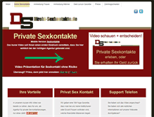 Tablet Screenshot of direkt-sexkontakte.de